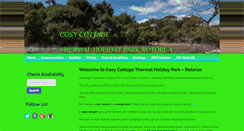 Desktop Screenshot of cosycottage.co.nz